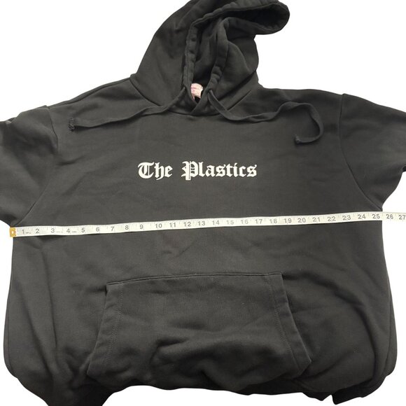 Mean Girls X Mens Hoodie Black "The Plastics" Print Front & Graphic Back Size L - Picture 8 of 11
